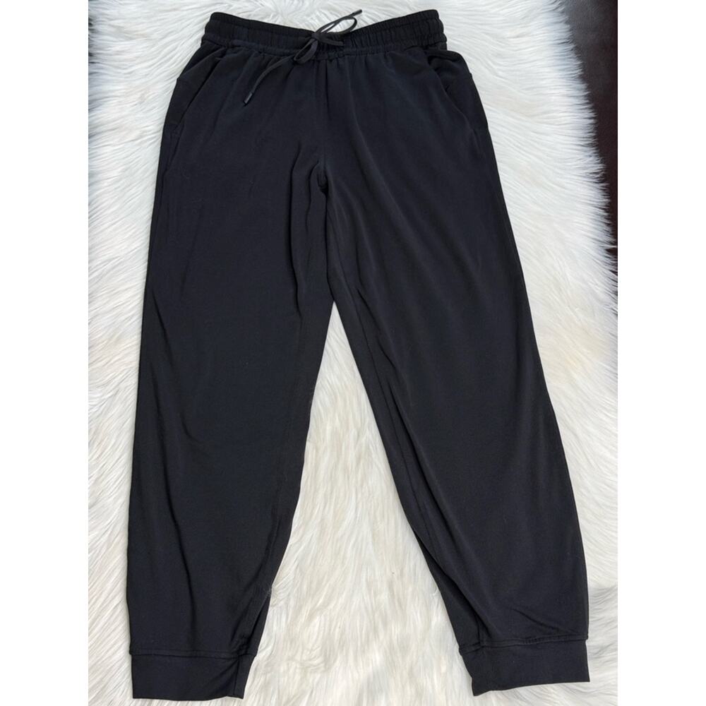 Lululemon Black Classic Fit Mid Rise Joggers - Picture 2 of 9